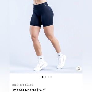 Impact Women's Midnight Black Bike Shorts